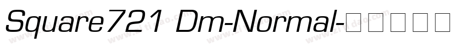 Square721 Dm-Normal字体转换